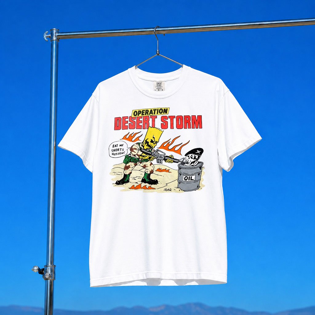 Warren Lotas Merch 2026 Desert Storm T-Shirt White Unique Gift For Brothers