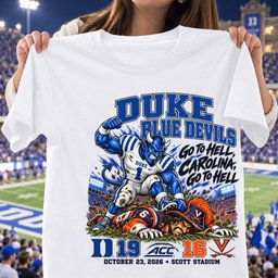 Duke Blue Devils 19 16 Win Over Virginia Cavaliers Game Day Shirt - White