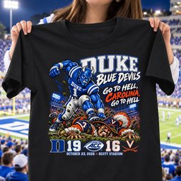 Duke Blue Devils 19 16 Win Over Virginia Cavaliers Game Day Shirt - Black