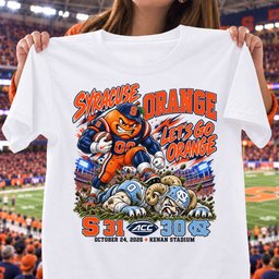Syracuse Orange 31 30 Win Over North Carolina Tar Heels Game Day Shirt - White