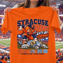 Syracuse Orange 31 30 Win Over North Carolina Tar Heels Game Day Shirt - Orange