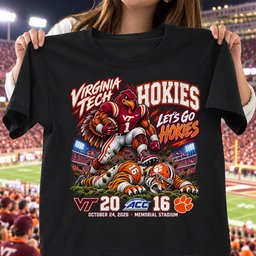 Virginia Tech Hokies 20 16 Win Over Clemson Tigers Game Day Shirt - Black