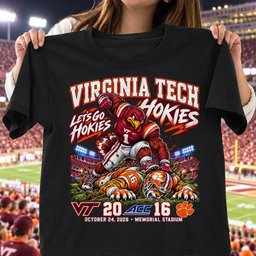 Virginia Tech Hokies 20 16 Win Over Clemson Tigers Game Day Shirt - Black