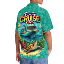Family Cruise 2025 Hawaiian Shirt