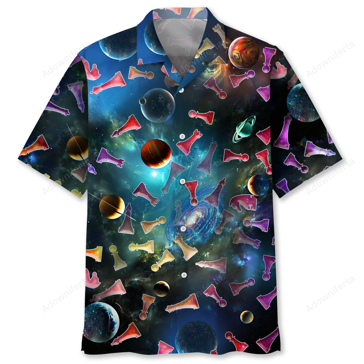 Chess Space Hawaiian Shirt