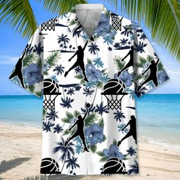 Basketball White Nature Hawaiian Shirt