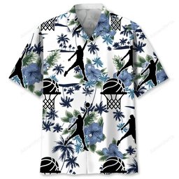 Basketball White Nature Hawaiian Shirt