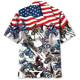 Dirt Bike Racing Hawaiian Shirt
