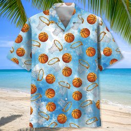 Funny Flying Basketball Hawaiian Shirt