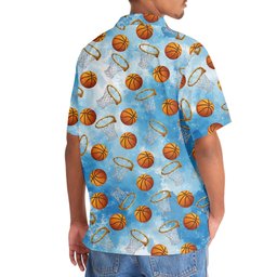 Funny Flying Basketball Hawaiian Shirt