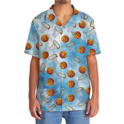 Funny Flying Basketball Hawaiian Shirt