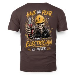 No Fear Electrician Skull T-Shirt Hoodie & More