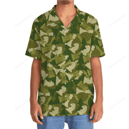 Chess Camo Hawaiian Shirt