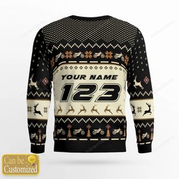 Personalized Dirt Bike Xmas Vintage AOP Shirt