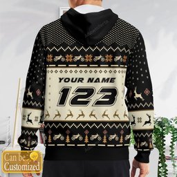Personalized Dirt Bike Xmas Vintage AOP Shirt