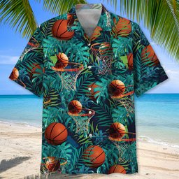 Basketball Tropical Hawaiian Shirt