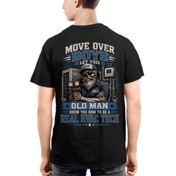 Move Over Boys Real HVAC Tech T-Shirt Hoodie & More