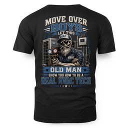 Move Over Boys Real HVAC Tech T-Shirt Hoodie & More