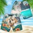 Maltipoo - 3D Men's Beach Short