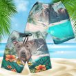Pitbull - 3D Men's Beach Short
