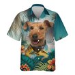 Airedale Terrier - 3D Tropical Hawaiian Shirt