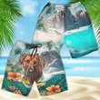 Rhodesian Ridgeback - 3D Men's Beach Short