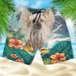 Chinese Crested - 3D Men's Beach Short
