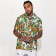 Akita Inu - Tropical Pattern Hawaiian Shirt