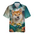 Akita Inu - 3D Tropical Hawaiian Shirt