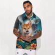 Akita Inu - 3D Tropical Hawaiian Shirt