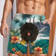 Puli dog - 3D Men's Beach Short