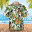 Amerian Bulldog - Tropical Pattern Hawaiian Shirt