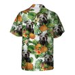 American Bulldog AI - Tropical Pattern Hawaiian Shirt