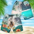 Soft-coated Wheaten Terrier - 3D Men's Beach Short