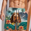Spinone Italiano - 3D Men's Beach Short