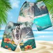 Borzoi - 3D Men's Beach Short