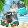 Scottish Terrier - 3D Men's Beach Short