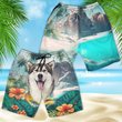 Alaskan Malamute - 3D Men's Beach Short