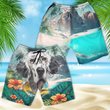 English Setter - 3D Men's Beach Short