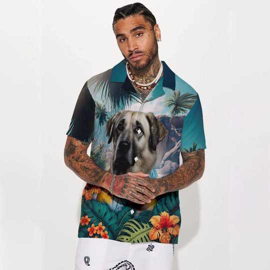 Anatolian Shepherd AI - 3D Tropical Hawaiian Shirt