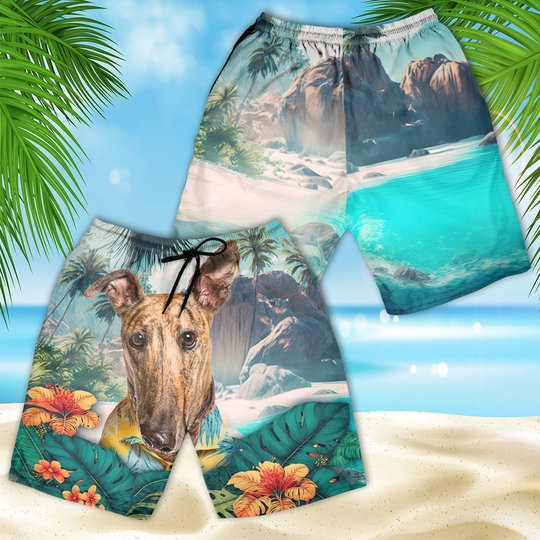 Whippet - 3D Men's Beach Short
