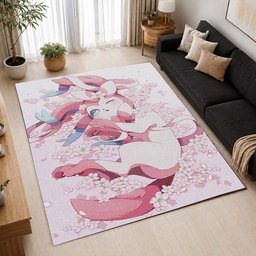 Sylveon Pokemon 3 Area Rug - Pokemon Floor Mat 2