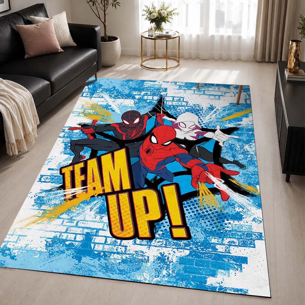 Team Up Spider man 1 Area Rug - Spider-Man Floor Mat