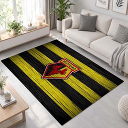 Watford FC EFL Championship 07 Area Rug - Watford FC Floor Mat 2
