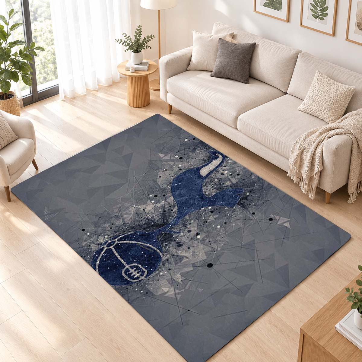 Tottenham Football Club 13 Area Rug - Tottenham Hotspur Floor Mat