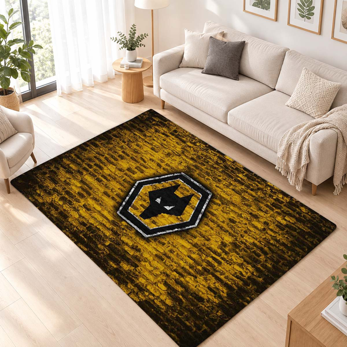 Wolverhampton Wanderers Football Club 07 Area Rug - Wolverhampton Wanderers Floor Mat