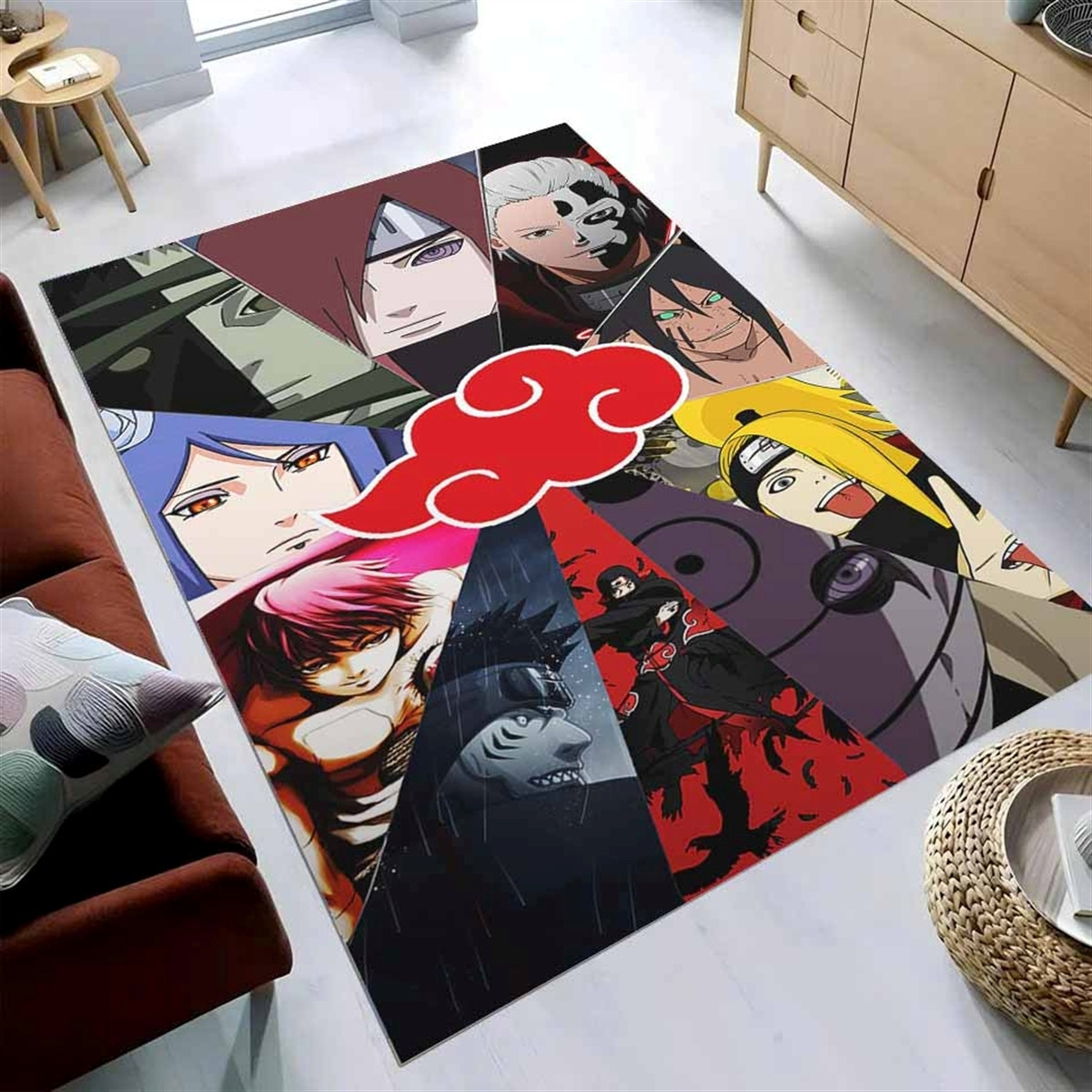 Akatsuki Naruto Anime Rug