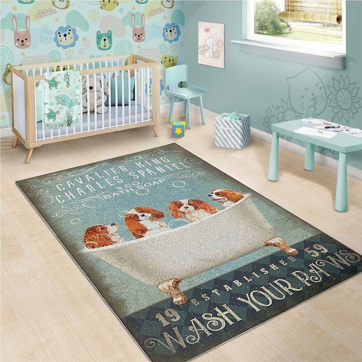Cavalier King Charles Spaniel Rug