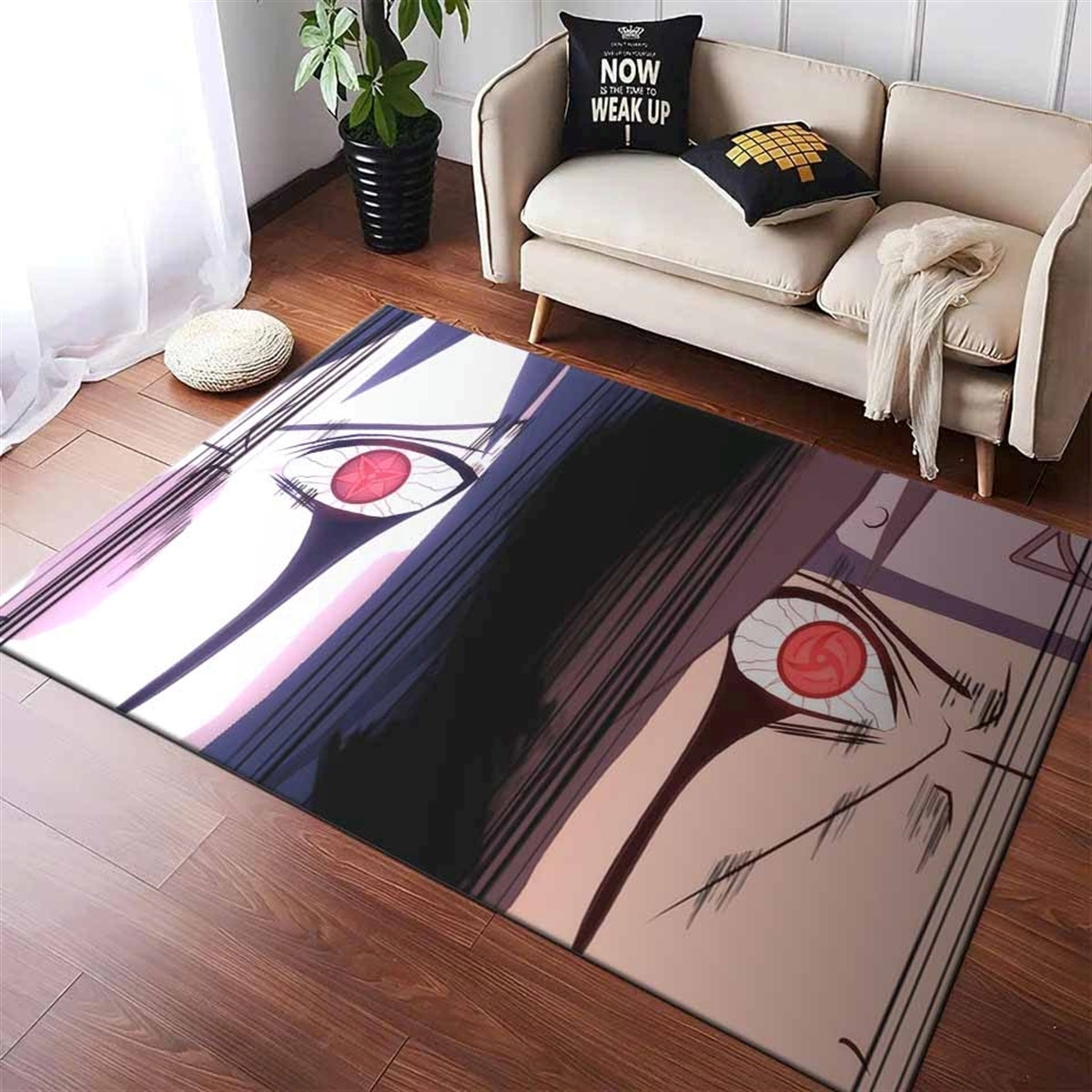 Anime Naruto Uchiha Sasuke And Uchiha Itachi 6 Rug