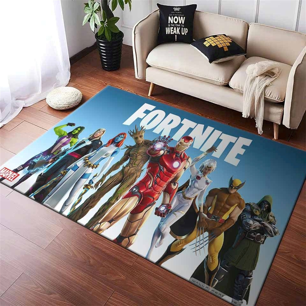 Fortnite Season 4 Nexus War Game Rug